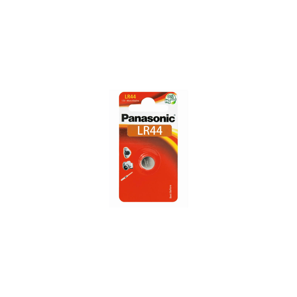 SYSCOM PARTS LR44PL Batería Alcalina tipo LR44 (de botón) de 1.5 V 110 mAh