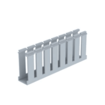 PANDUIT G1X1LG6 Canaleta Ranurada de PVC sin Tapa Tipo G 1.25 in de Ancho 3.12 in de Alto y 1800 mm