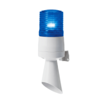 QLIGHT S60ADL-24-B Luz LED con patrones de destello fijo y destellante con buzzer incorporado de alt