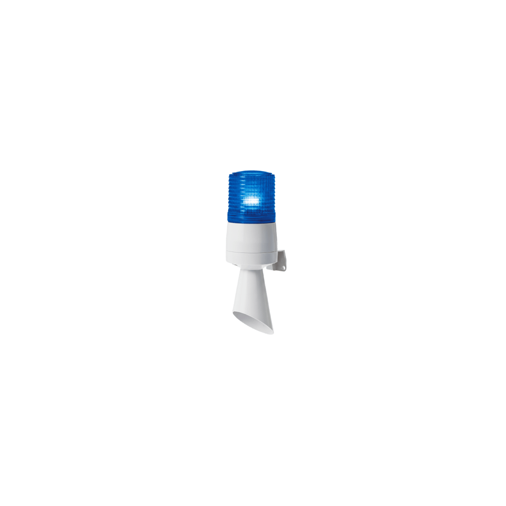 QLIGHT S60ADL-24-B Luz LED con patrones de destello fijo y destellante con buzzer incorporado de alt