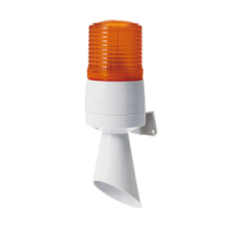 QLIGHT S60ADL-110-A Luz LED con patrones de destello fijo y destellante con buzzer incorporado de al