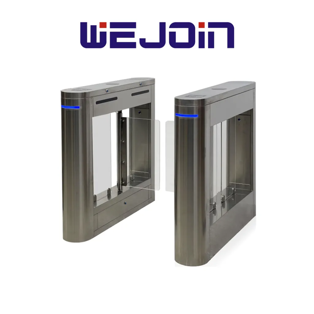 WEJOIN WJN0920010 WEJOIN WJTBH101BLSP - Barreras Peatonal Tipo Swing Barrier con Aletas de Acrílico