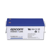 EPCOM POWERLINE PL200D12V2 Batería 12 Vcc / 200 Ah / UL / Tecnología AGM-VRLA / Ciclo profundo / Par